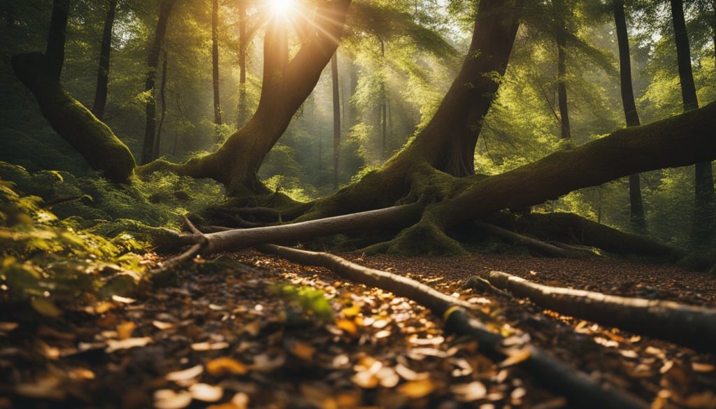 spiritual meaning of tree falling